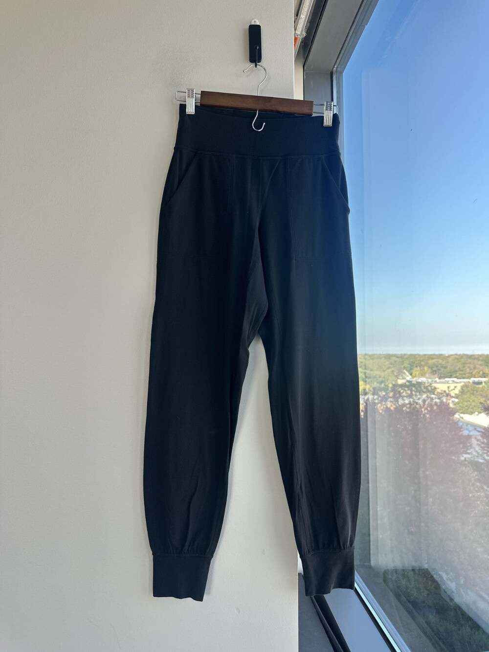 Lululemon Black Align Jogger Black Nulu High Rise Yoga Pants Womens Sz 4